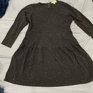 Michael Kors Black dress with Gold Sparkles